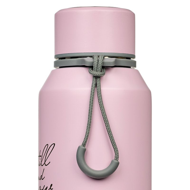 Be Still Pink Stainless Steel Water Bottle - Psalm 46:10