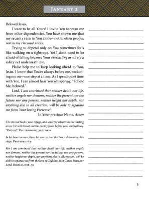 Jesus Listens: Daily Devotional Prayers of Peace, Joy, and Hope (NoteTaking Edition, Gray)
