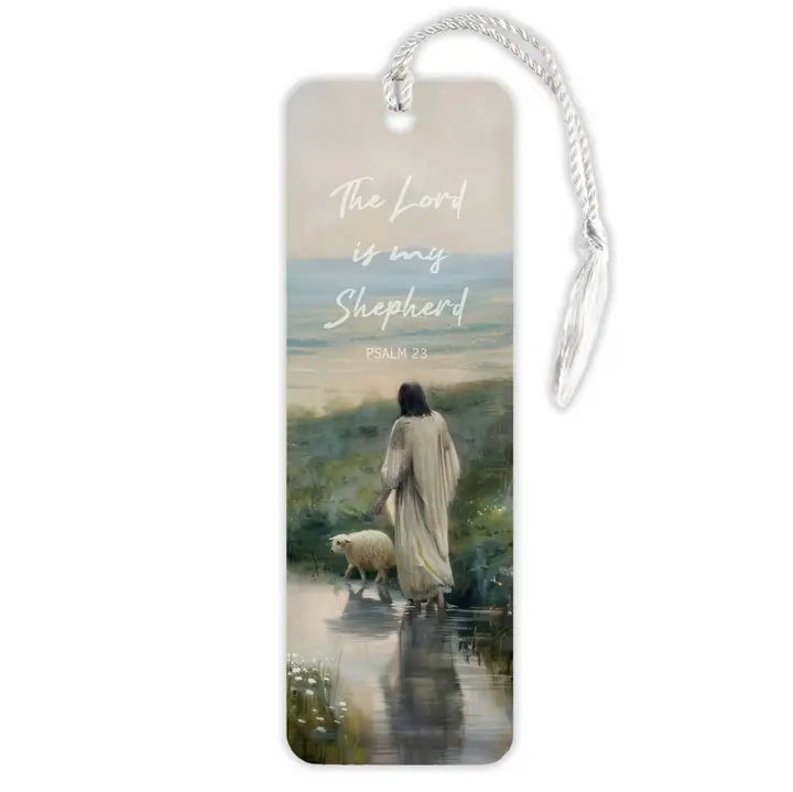 Tassel Bookmark the Lord Is My Shepherd Jesus/Sheep