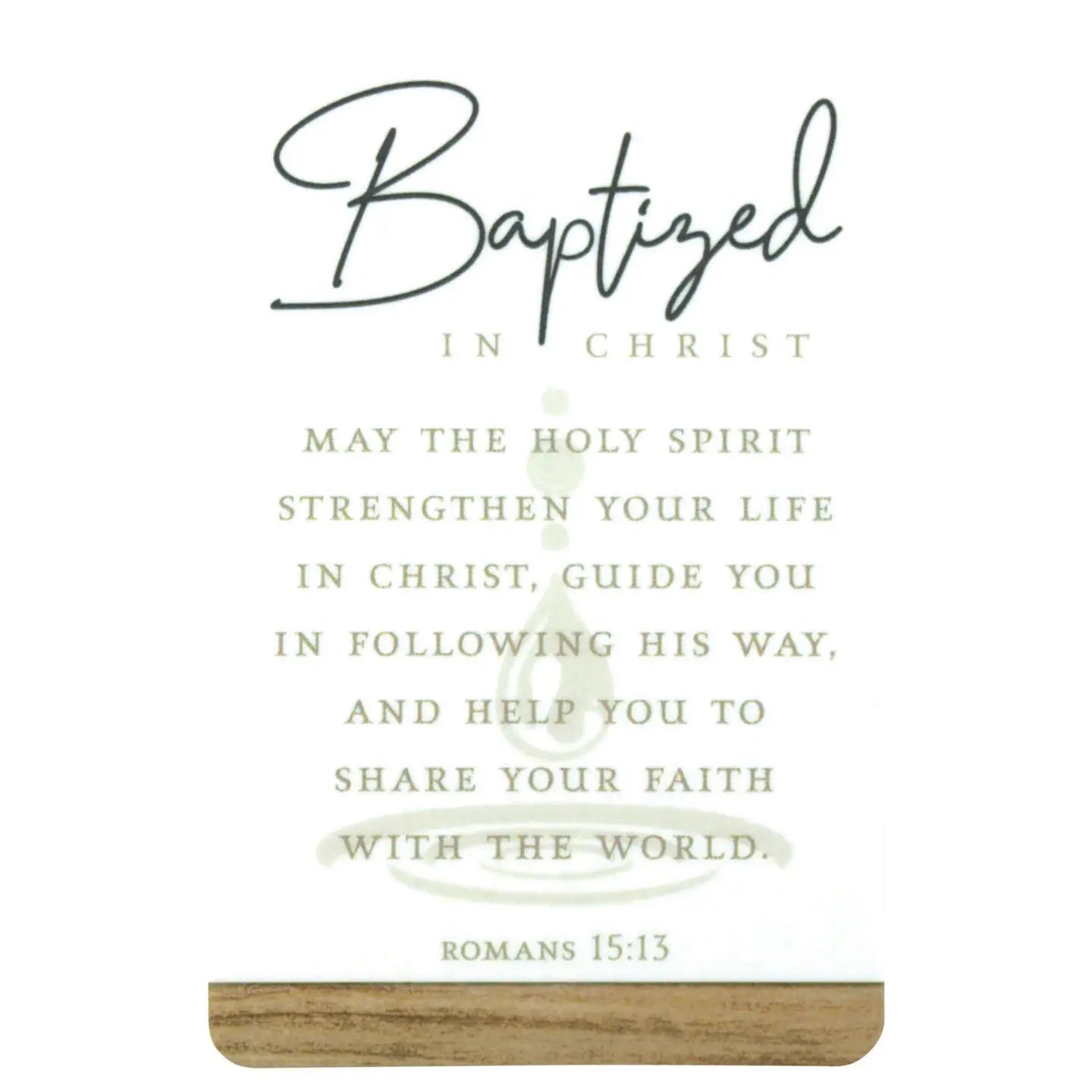 Baptized in Christ Pocketcard