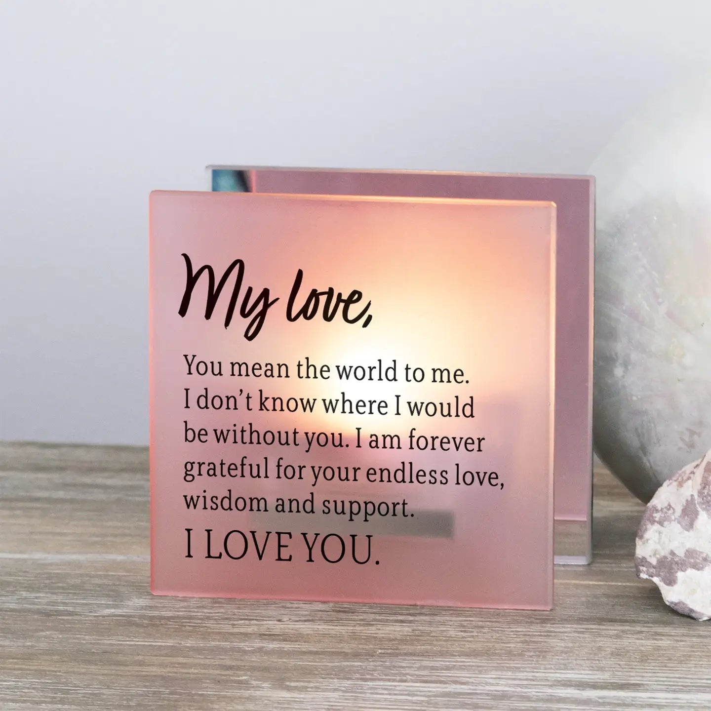 My Love, You Mean the Tealight Square