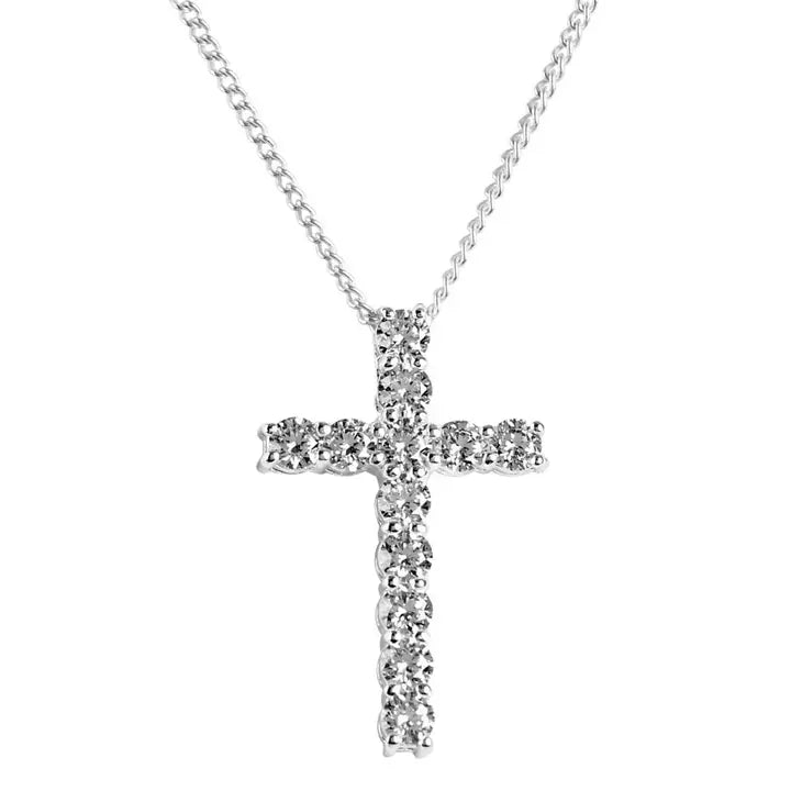 Necklace To My Daughter Dainty Cross, 18L