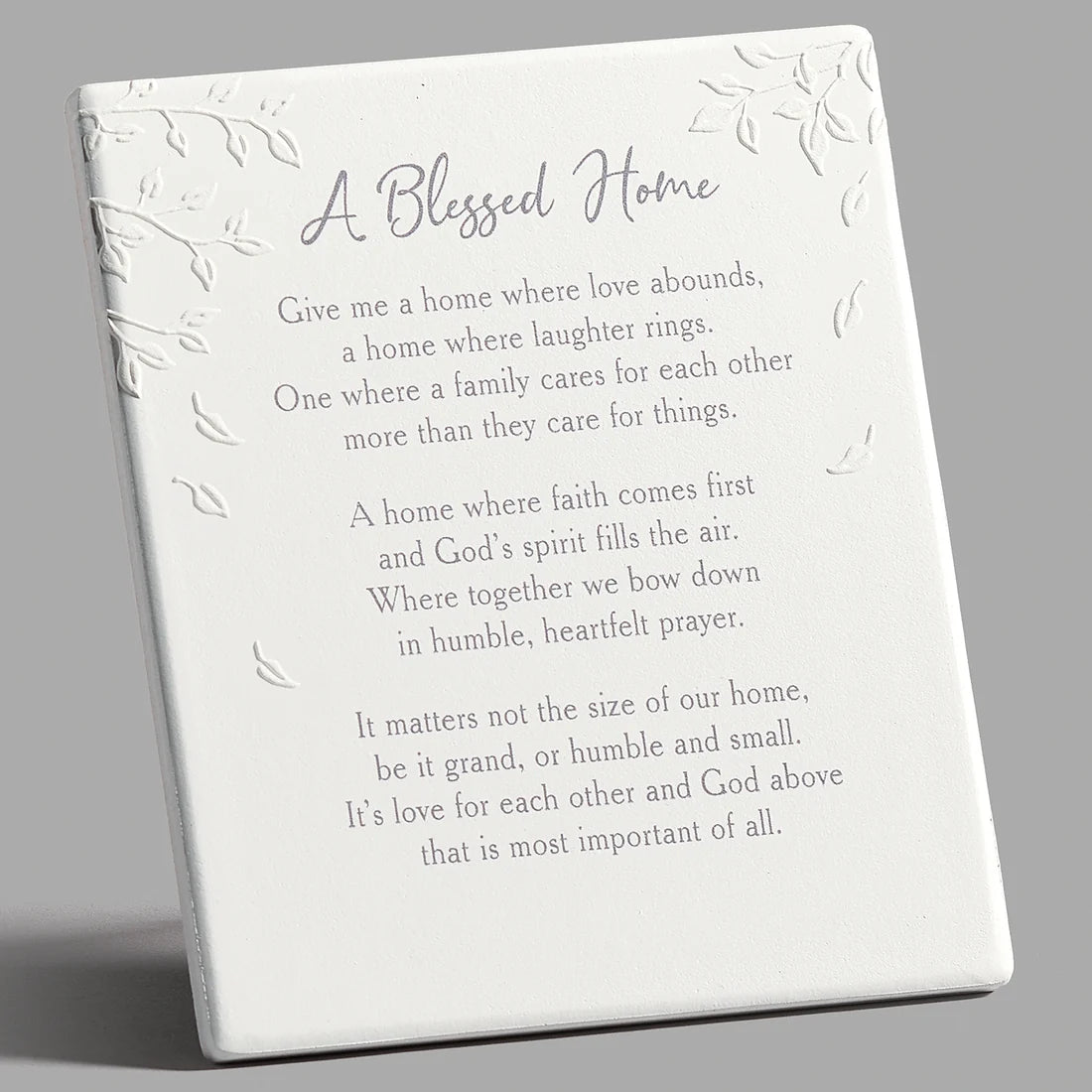 A Blessed Home Wall Plaque