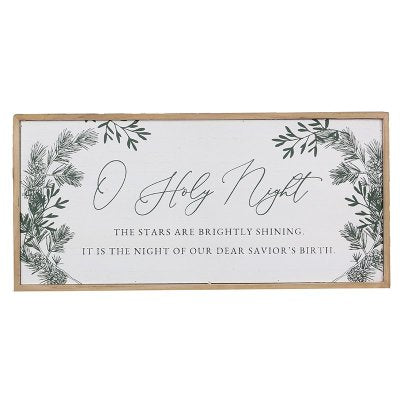 Nativity 2 Sided Wood LED Sign