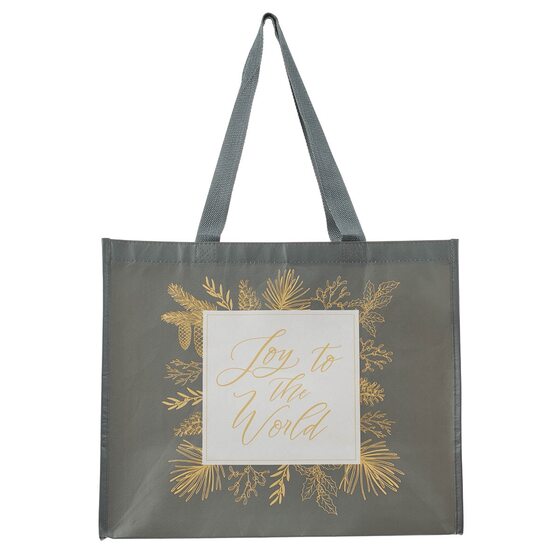 Tote XL Gray Joy to the World