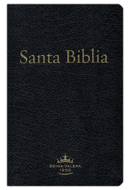 Biblia Letra Gigante RVR 1960, Piel Fabricada Negra, Indexed