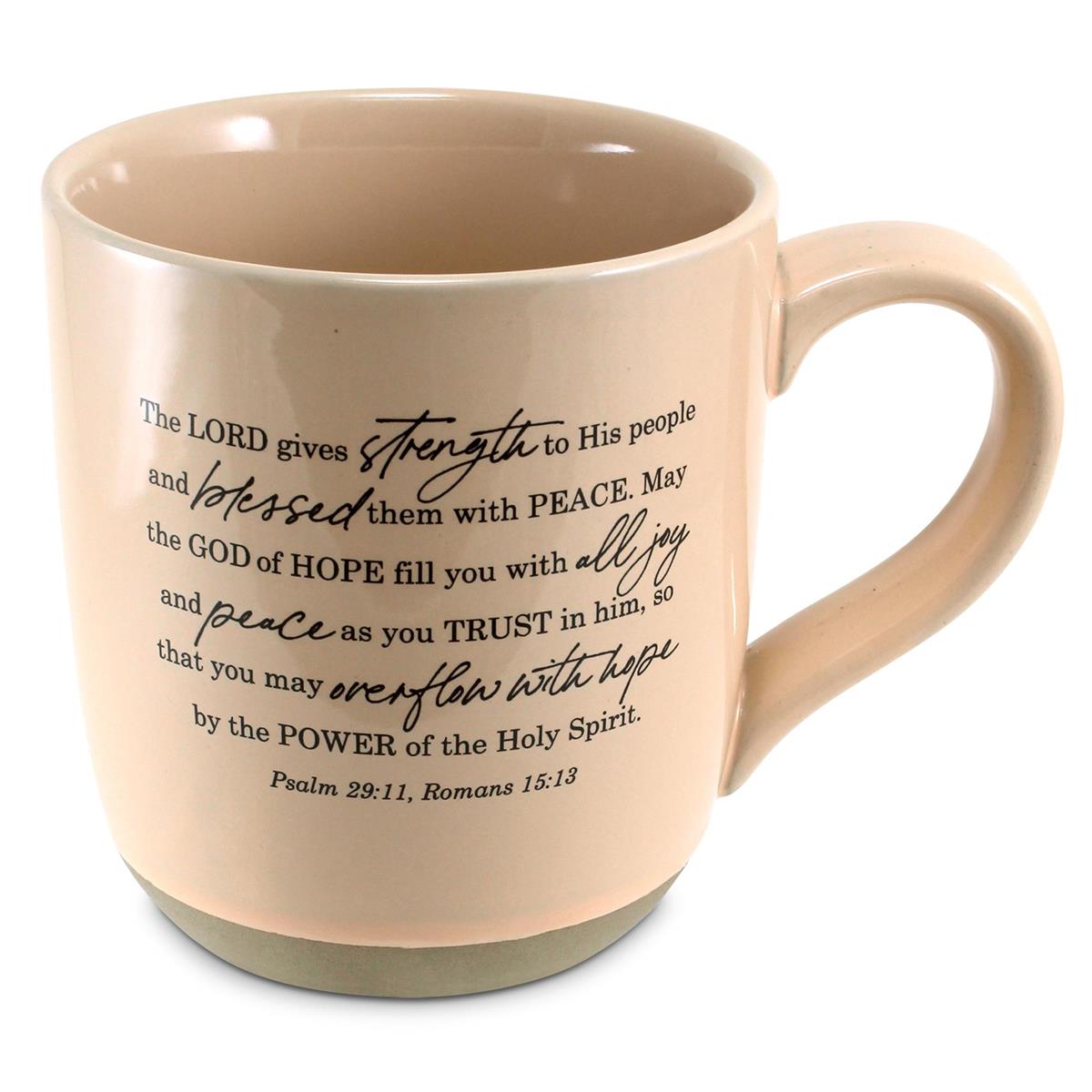 Coffee Mug Peace For Today Peach