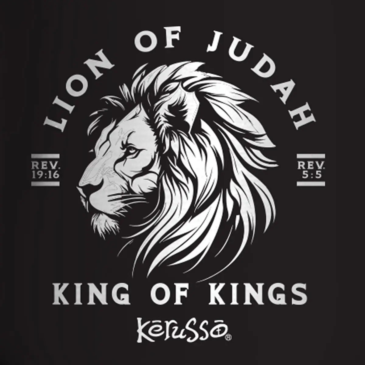 Kerusso 14 oz Stainless Steel Mug with Handle Lion of Judah