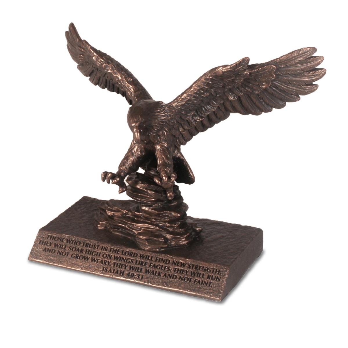 Sculpture Of Faith Eagle Is. 40:31 5in