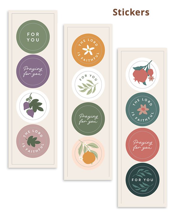 Good Fruits Encouragement Note Card Set, Set of 12