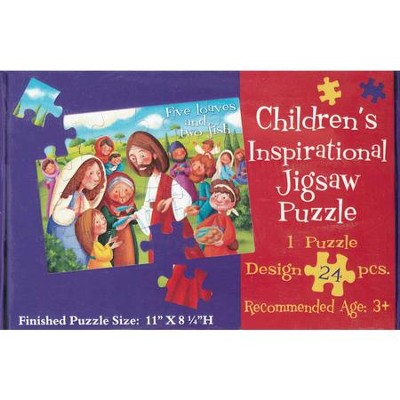 Five Loaves and Two Fish Puzzle, 24 Piece Puzzle