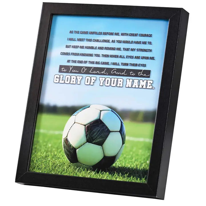 Framed Art Soccer As The Game