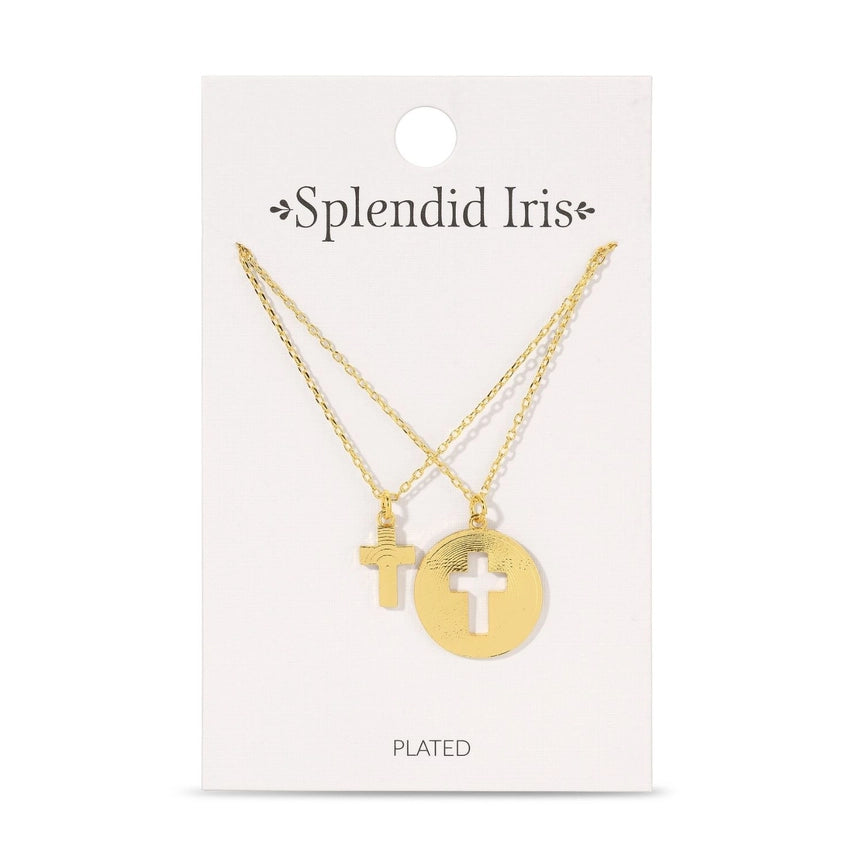 Bff Necklaces - Pair of Cross Necklaces