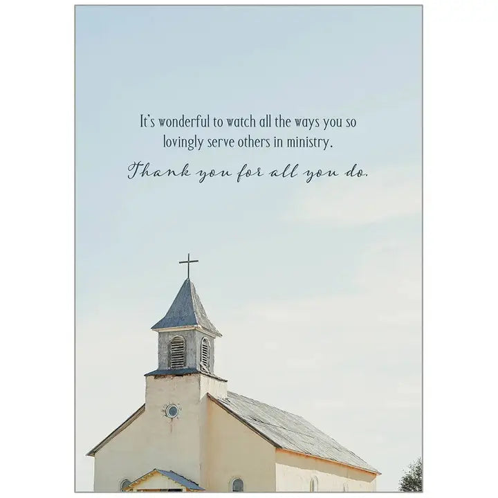 Church Steeple - Faith Ministry Card- SCD103516