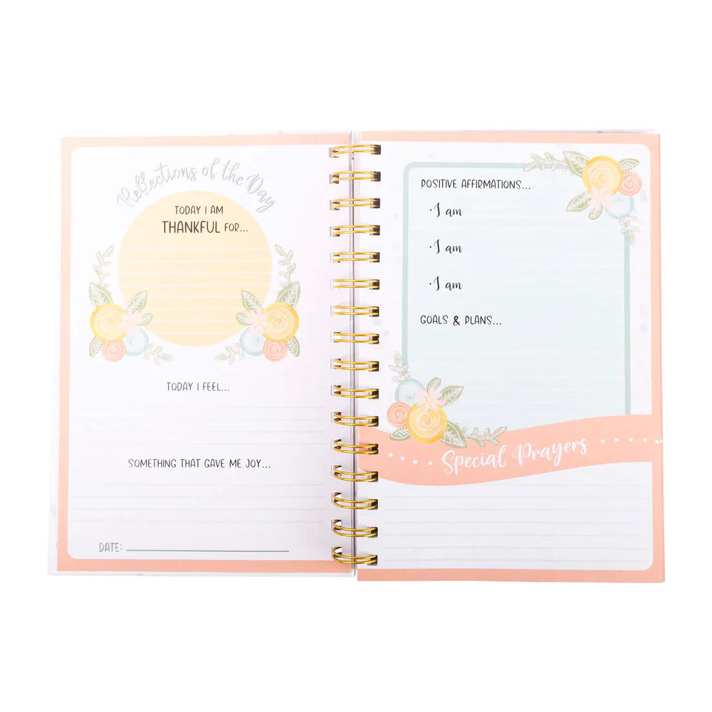 Guided Journal: Flower w/Be Joyful in Hope (Romans 12:12)