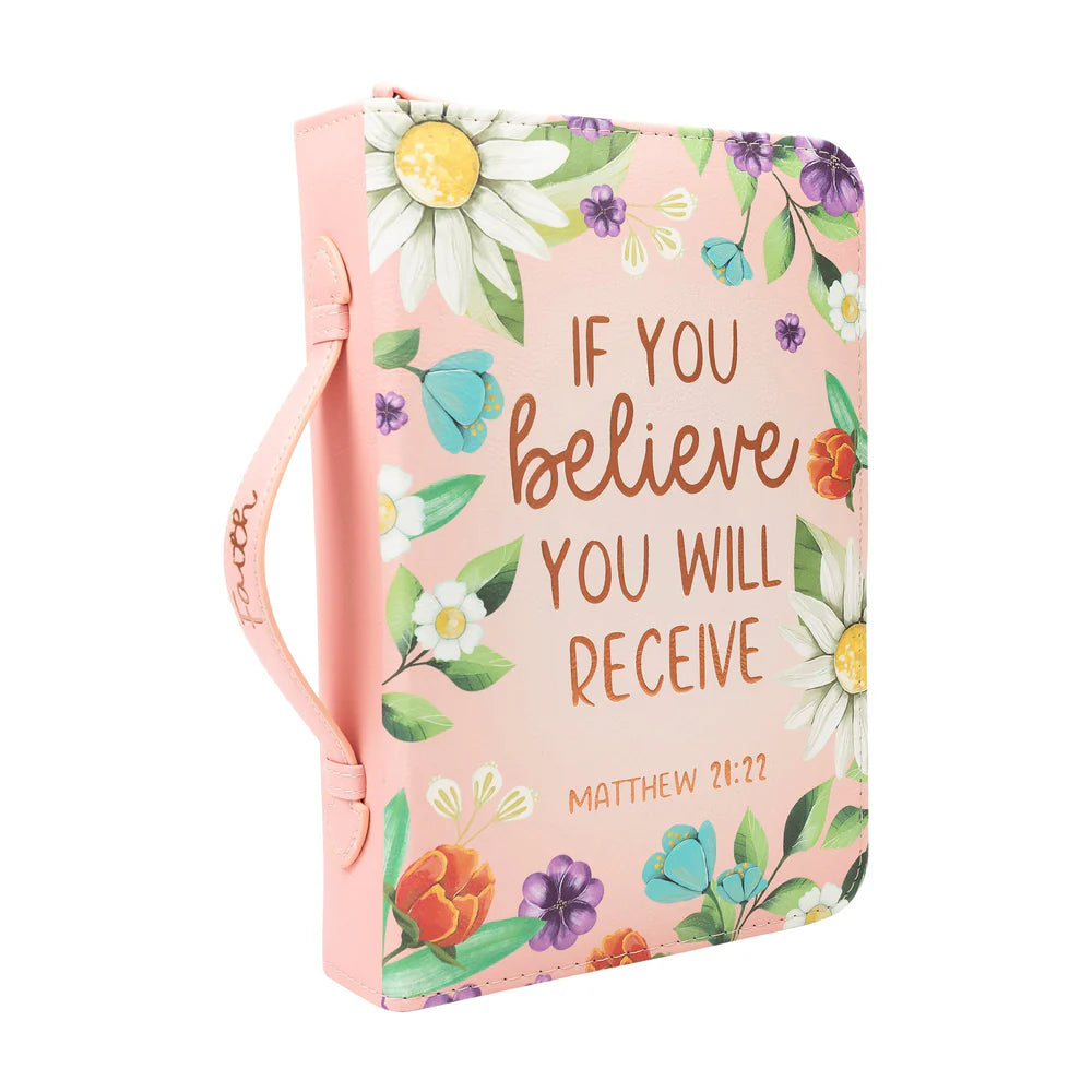 Bible Cover: If You Believe (Large)
