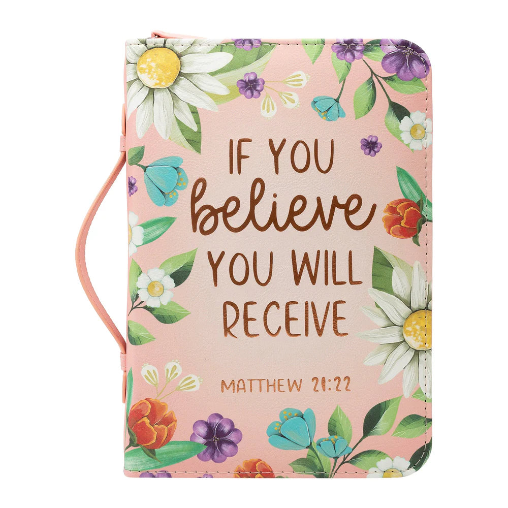 Bible Cover: If You Believe (Large)