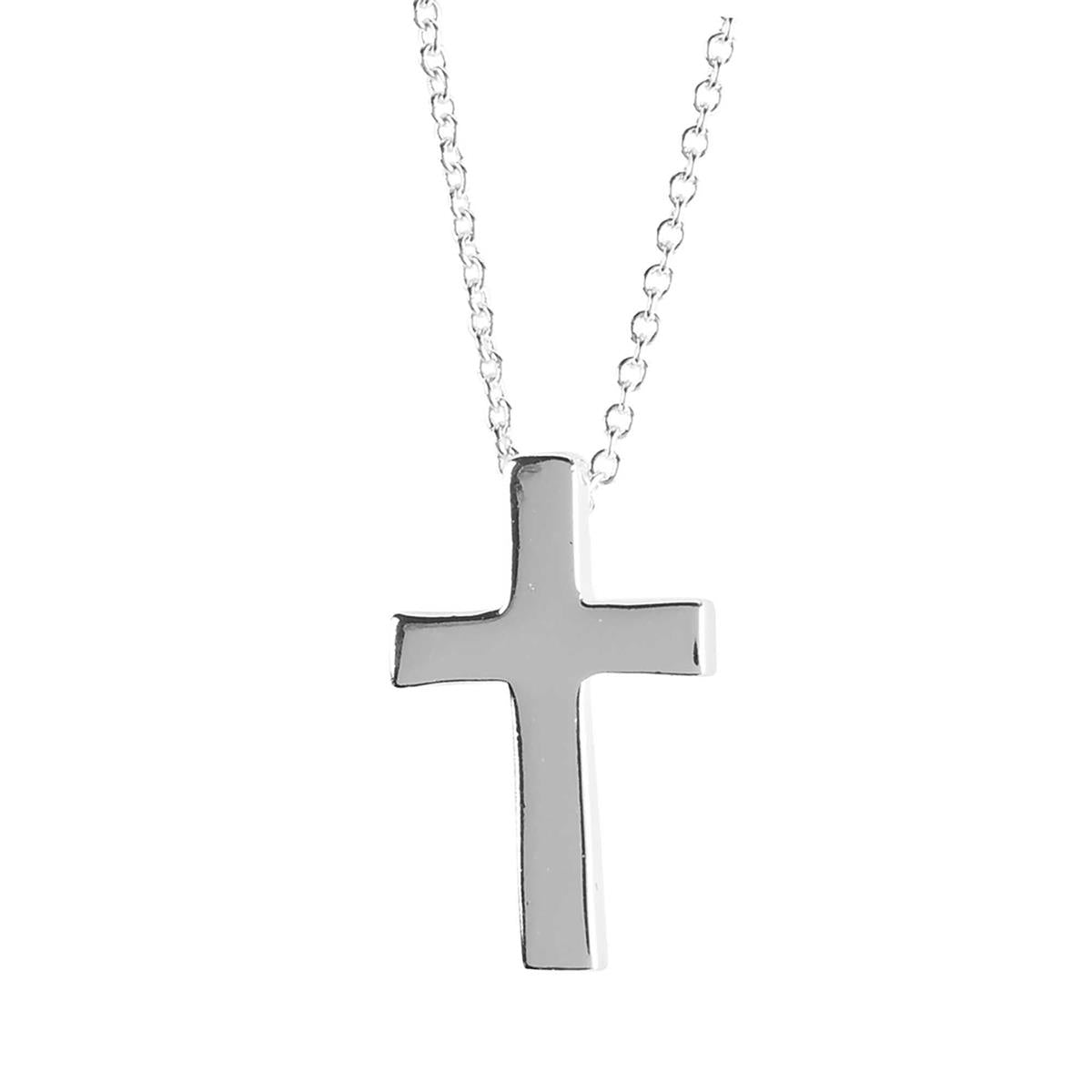 Cross Necklace, 16" Chain