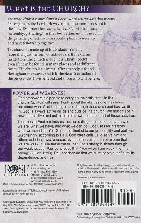 Spiritual Gifts Pamphlet