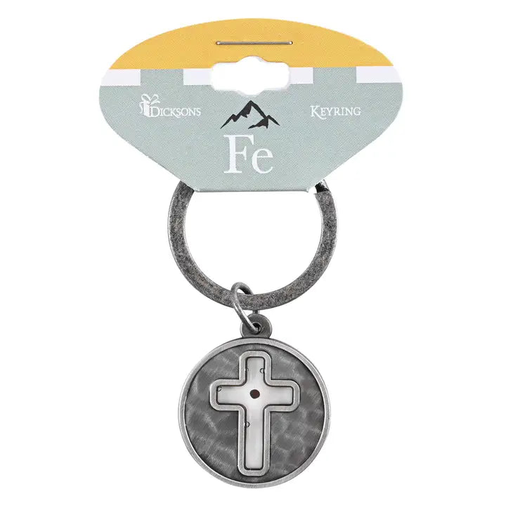 Keyring Cross Fe Grano De Mostaza