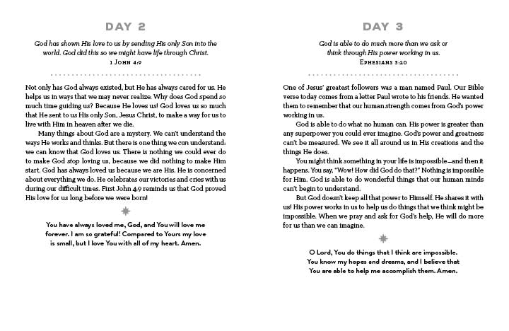 Everyday Bible Encouragement for Girls: Daily Devotions and Prayers