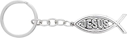 Jesus Fish Keychain