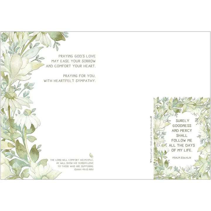 Psalm 23 Prayer - Faith Sympathy Card- SPC113632