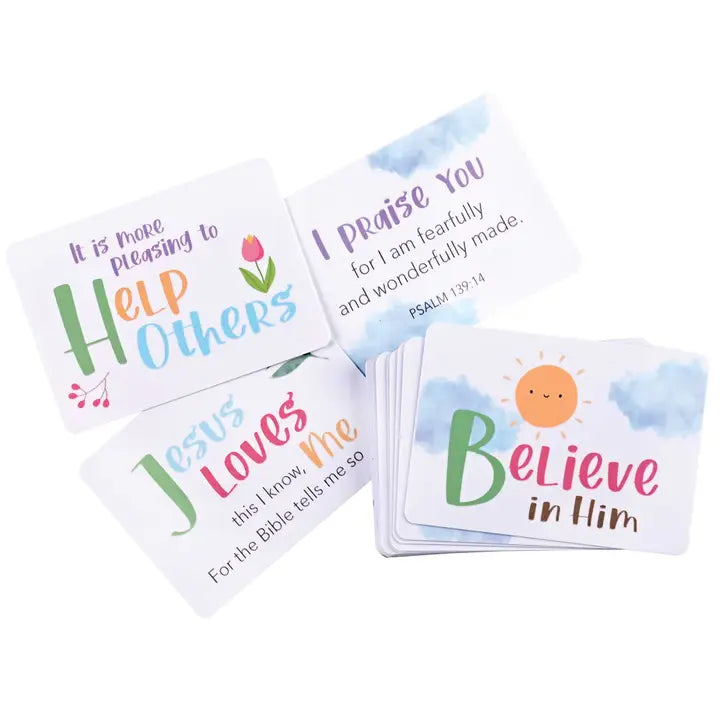 Flashcard Set A-Z with Bible Verses