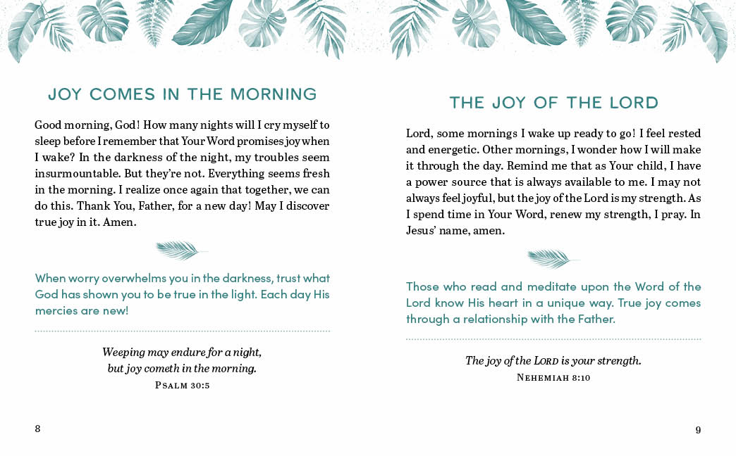 Mornings with God, Large Print