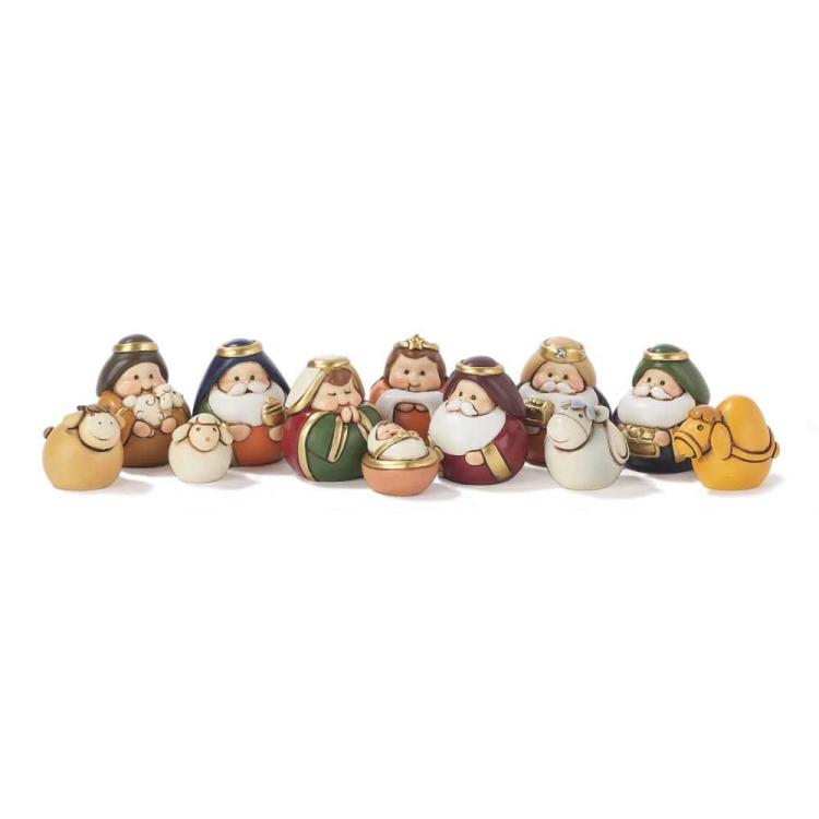 Minature Rounded Nativity Set