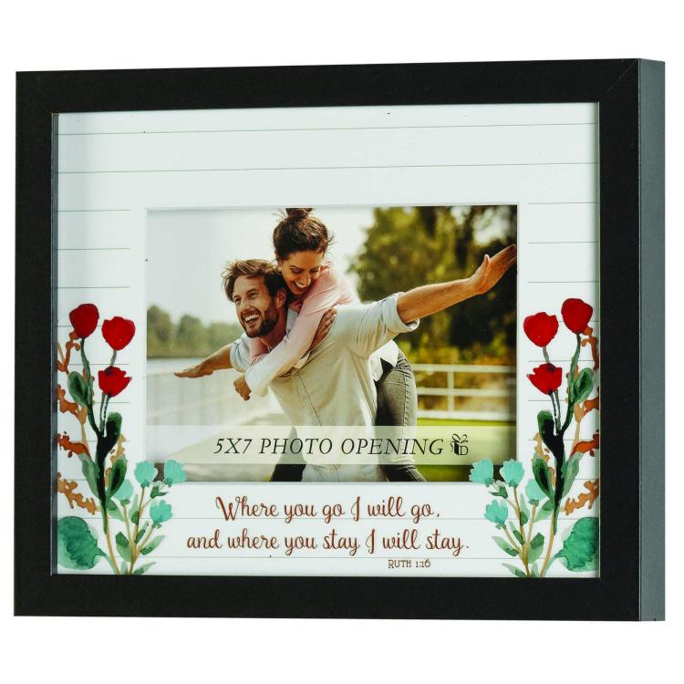 Where You Go Ruth 1:16 Photo Frame 5X7