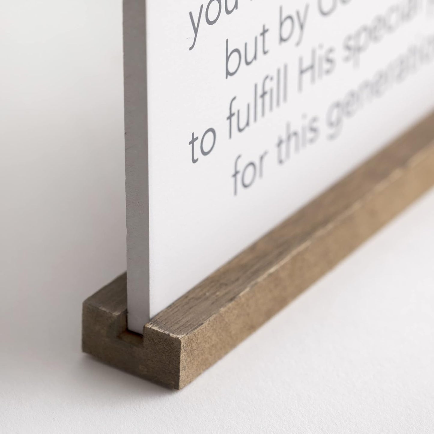 Just Think Inspirational Decorative Tabletop Plaque, White