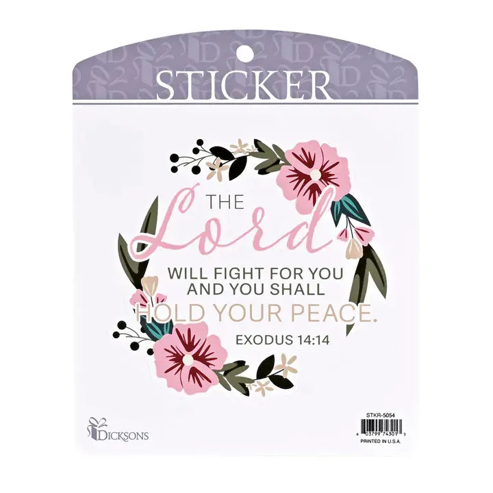 Sticker The Lord Will Fight For You