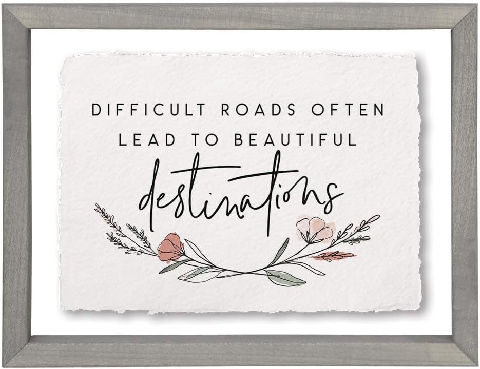 Difficult Roads, 14 x 11 inch Wall Art