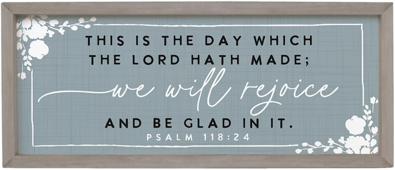 This Is The Day - Farmhouse Frame (24" x 10")