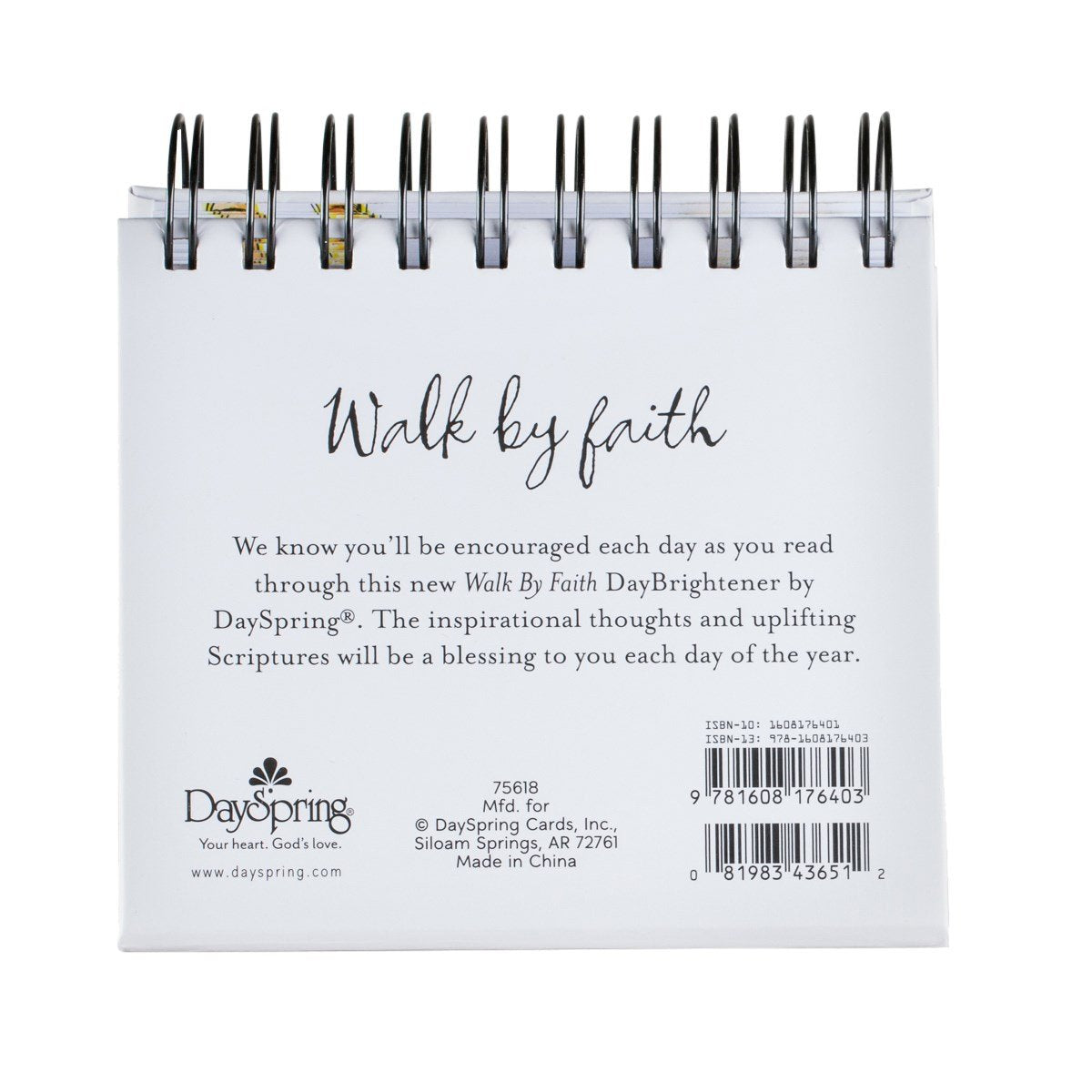 Walk by Faith: An Inspirational DaySpring DayBrightener - Perpetual Calendar