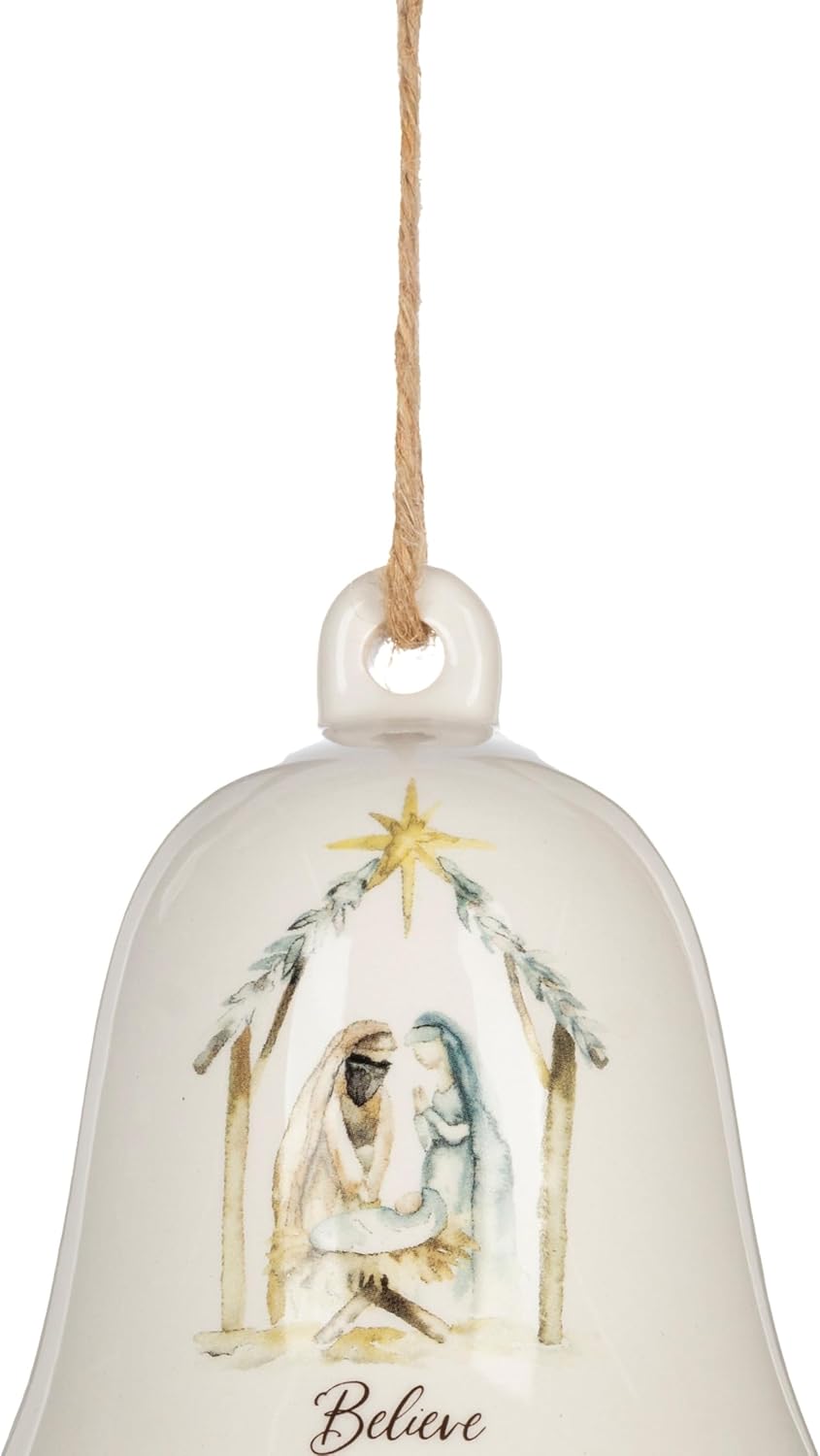 Nativity Scene Bell Ornament