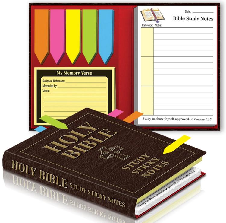 Holy Bible Study Sticky Notes