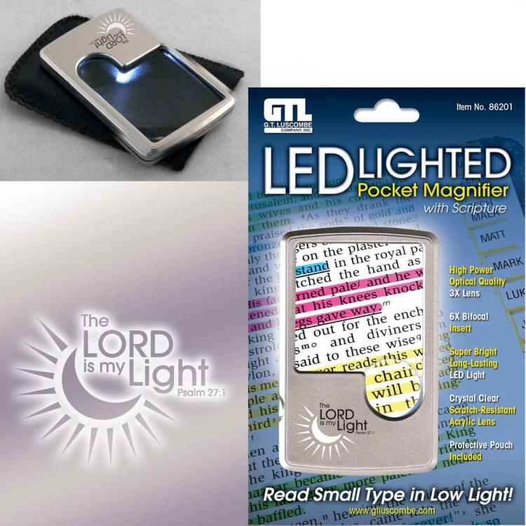 LED Lighted Pocket Magnifier
