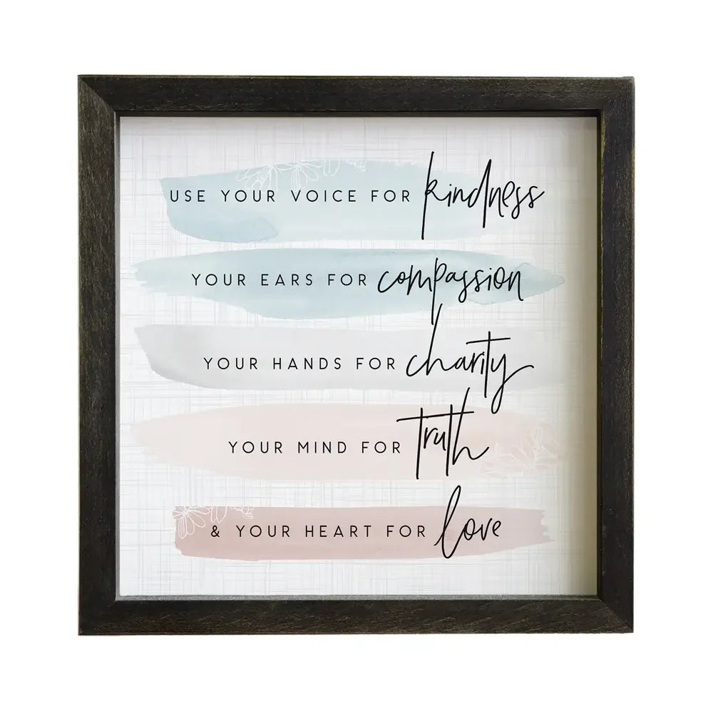 Use Your Voice Rustic Frames (10" x 10")