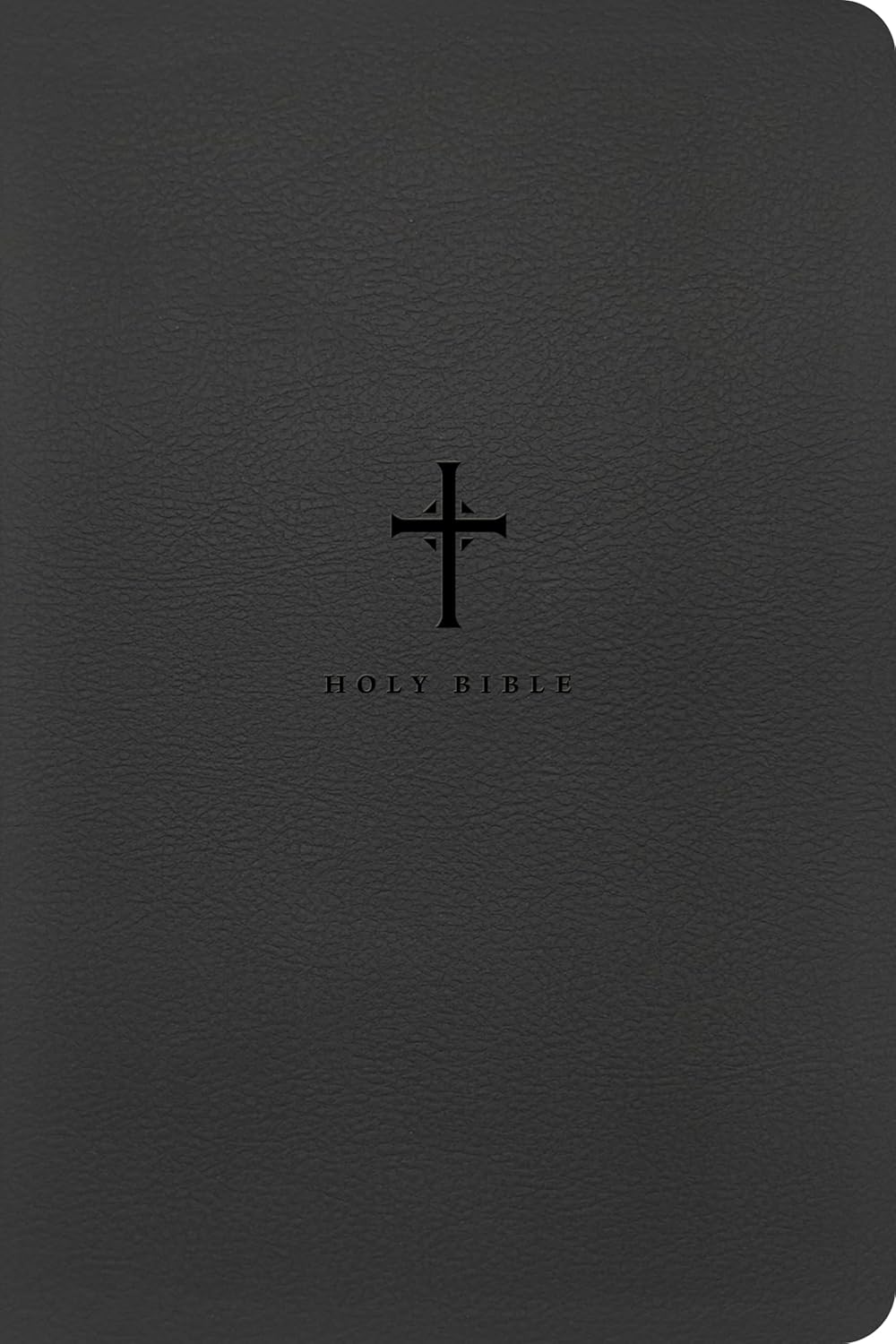NLT Large Print Premium Value Thinline Bible, Filament Enabled (LeatherLike, Black Cross)