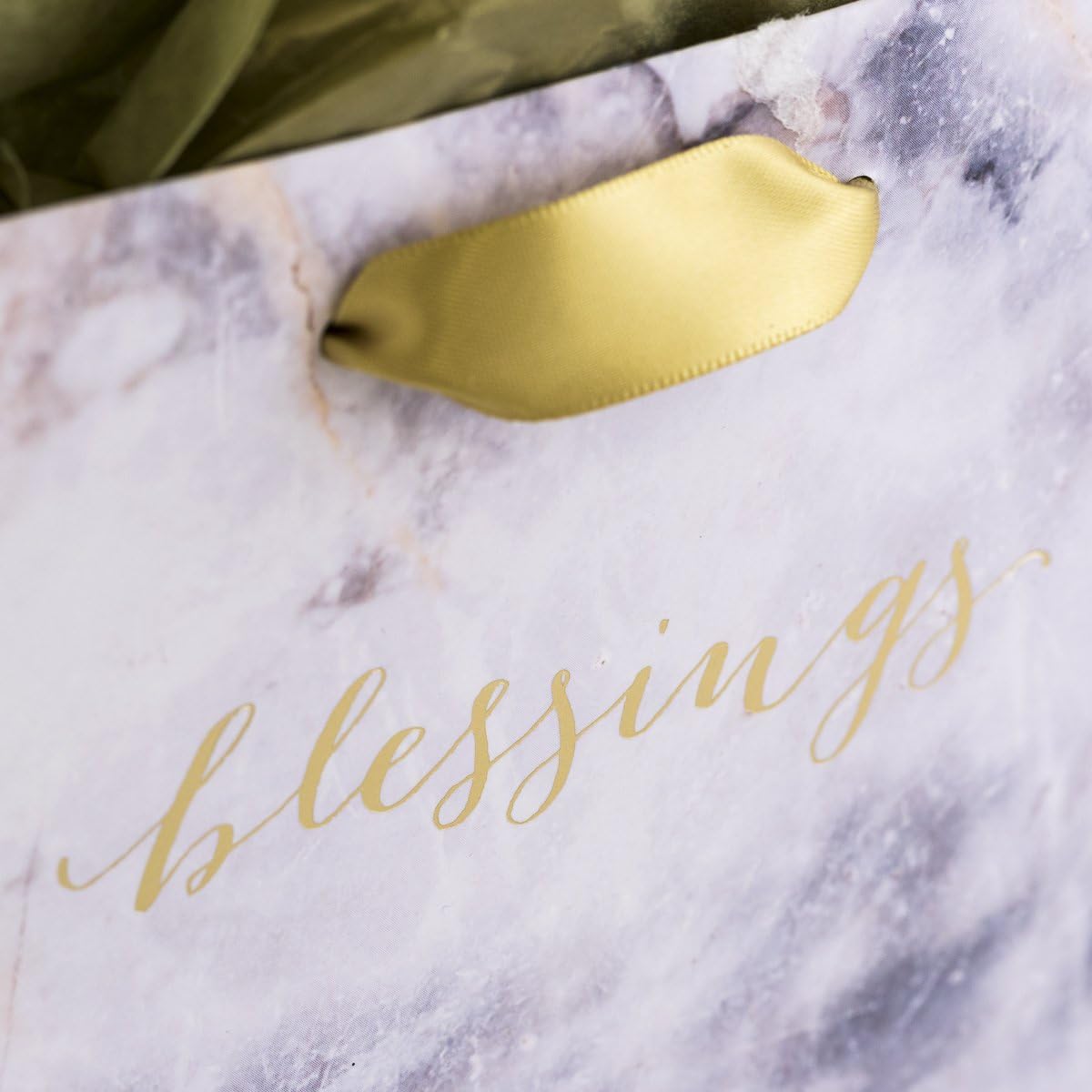 Small Specialty Gift Bag - Marbled Blessings