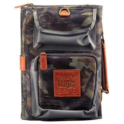 Way, Truth, Life Tri-Fold Bible Cover, Medium
