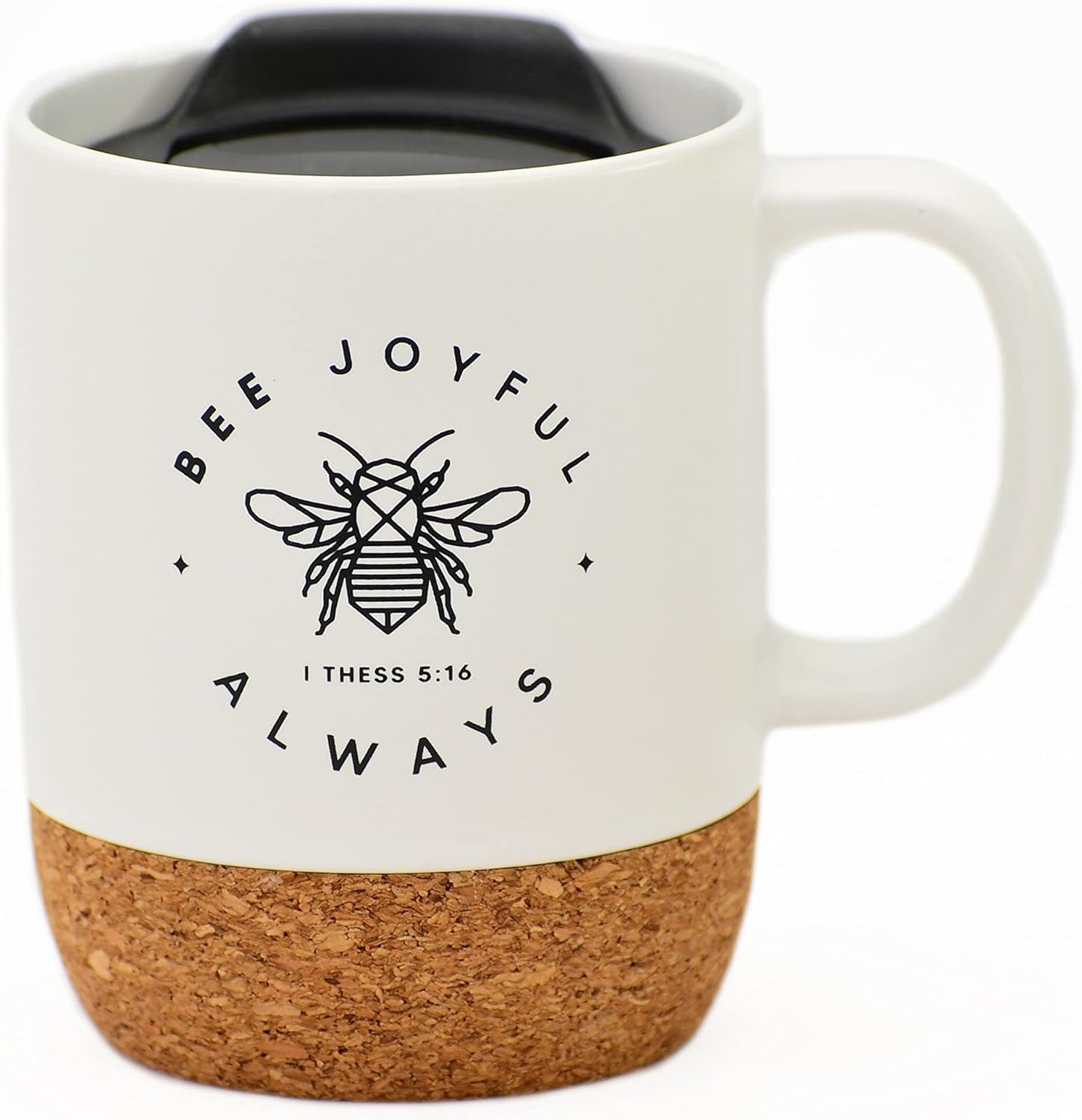 Ceramic Designer Coffee Mug | Bee joyful always I Thess 5:16