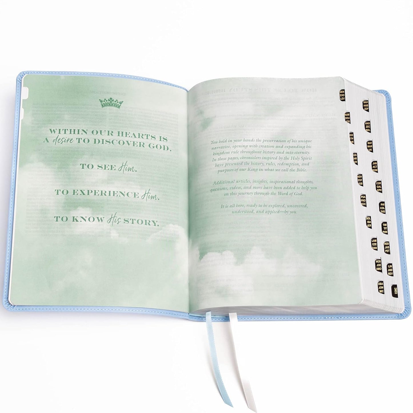NASB Tony Evans Study Bible, Powder Blue LeatherTouch, Indexed
