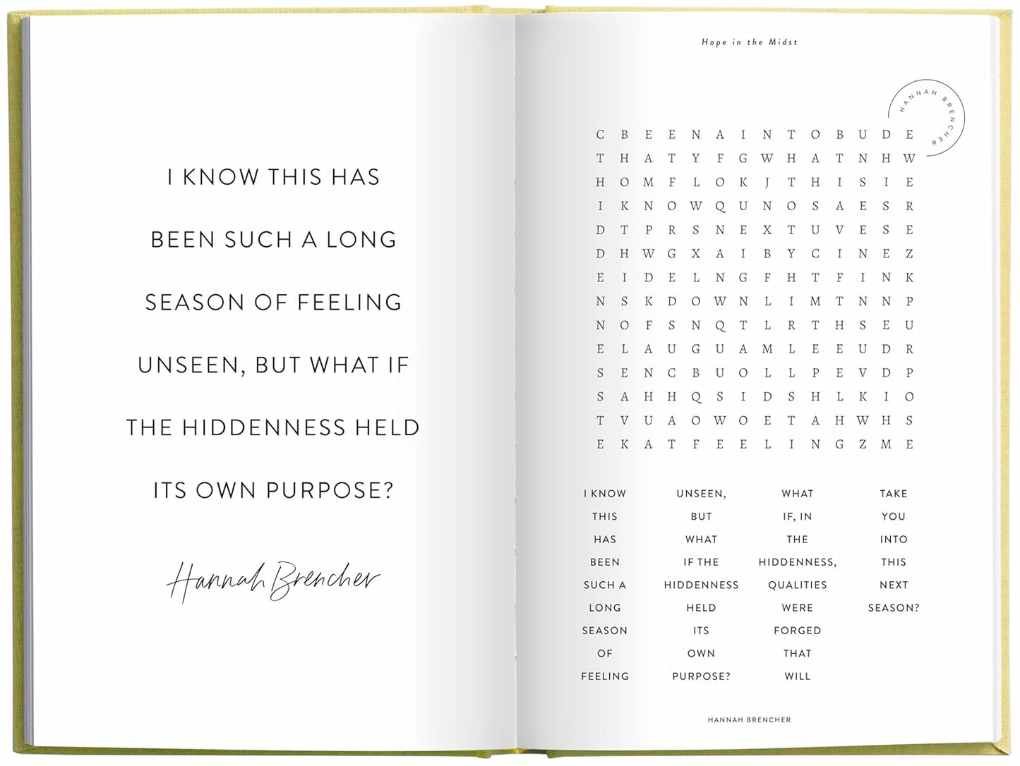 The Wordsearch Book: Hope with Quotes & Scriptures