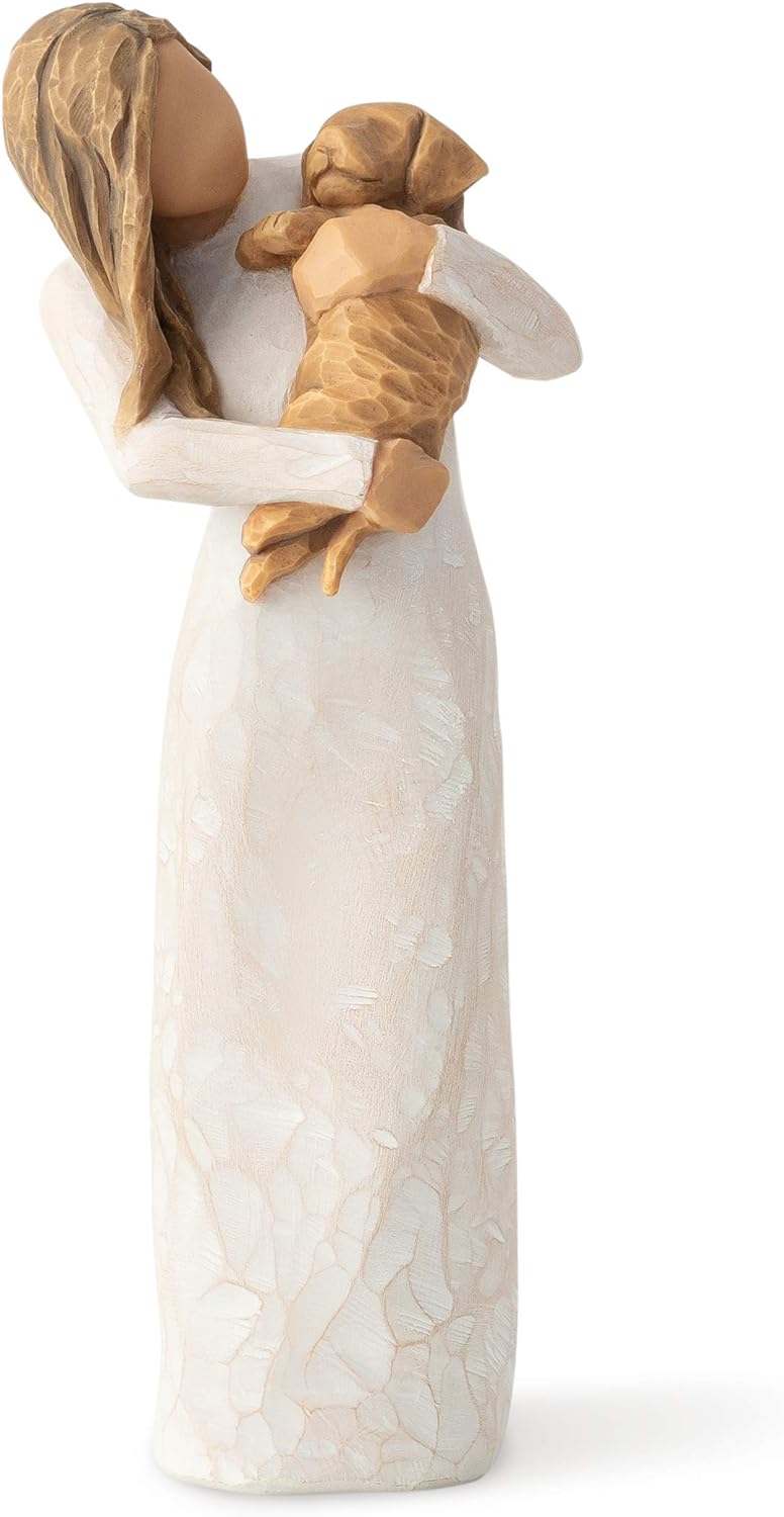 Willow Tree Adorable You (Golden Dog), Sculpted Hand-Painted Figure