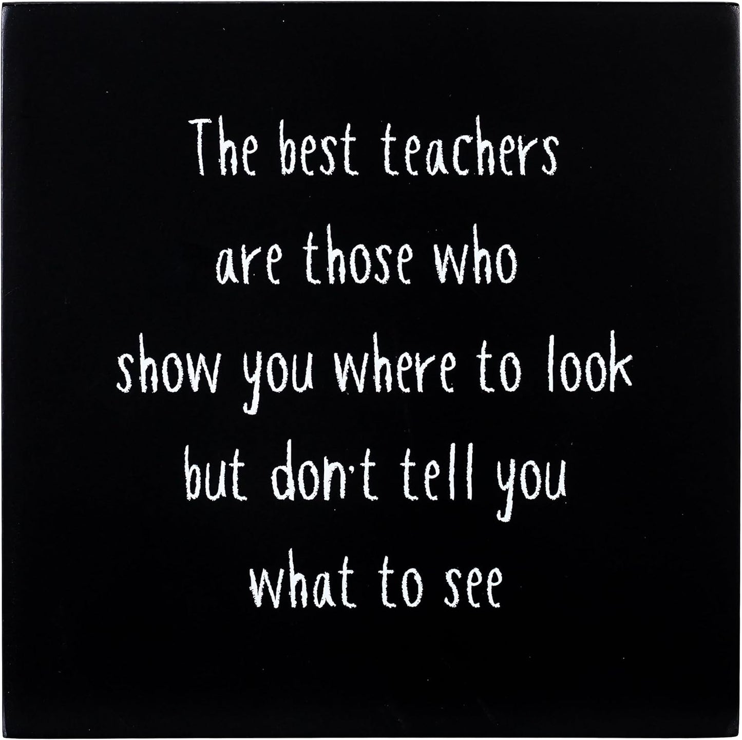 World’s Best Teacher Wedge Word Picture Frame, 4"x6"