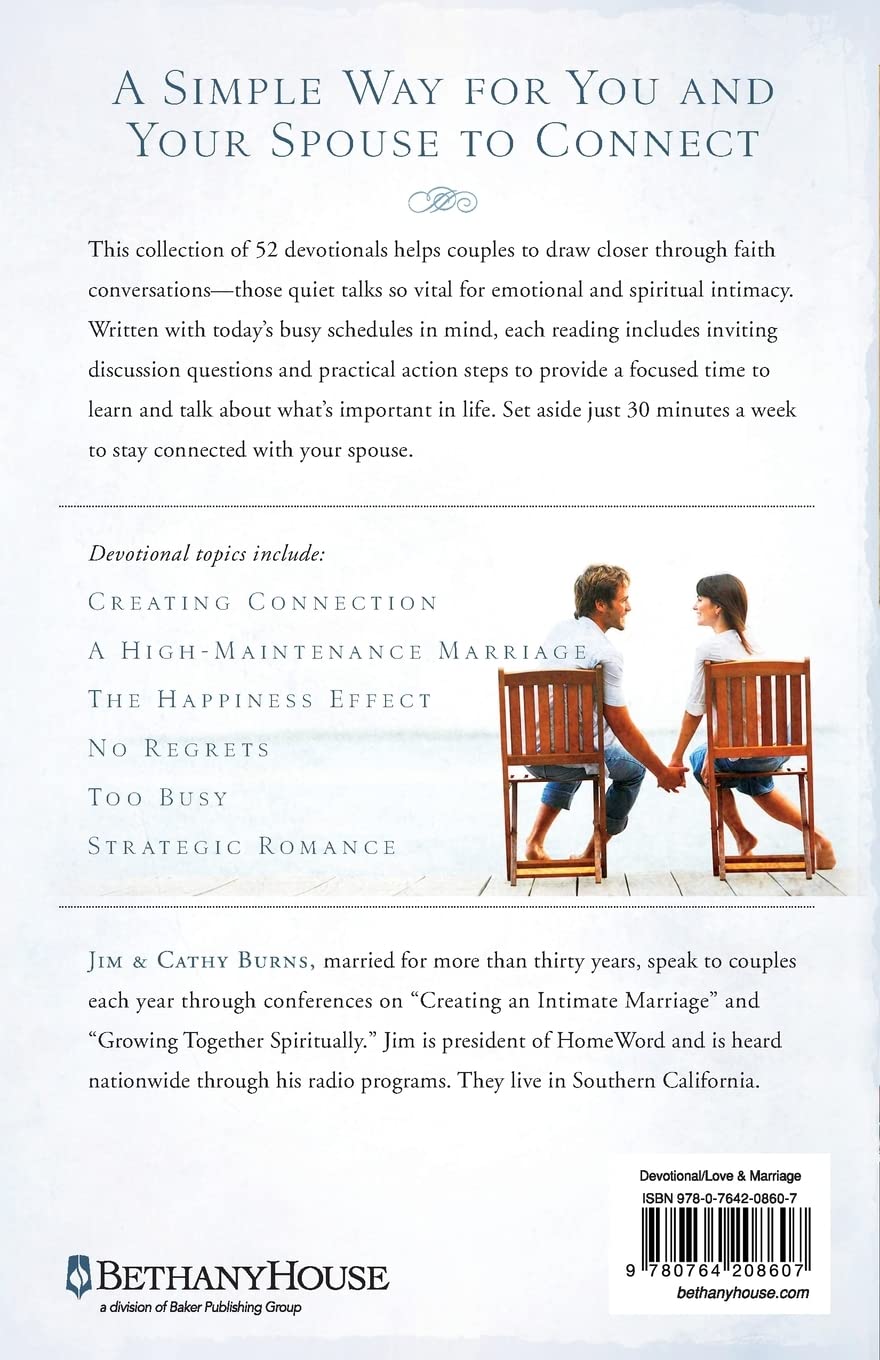 Closer: 52 Devotions to Draw Couples Together by Jim Burns, Cathy Burns