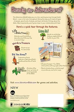 NIV, Adventure Bible, Hardcover, Full Color
